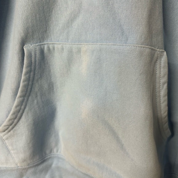 SUPREME BABY BLUE BANDANA BOGO HOODIE - Picture 2 of 7